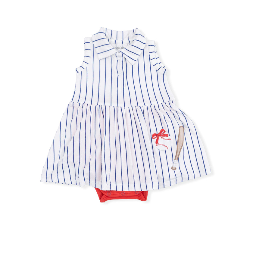 Baseball Stripe - Polo Tennis Dress