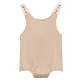 Fragile Snap Bottom Cotton Romper