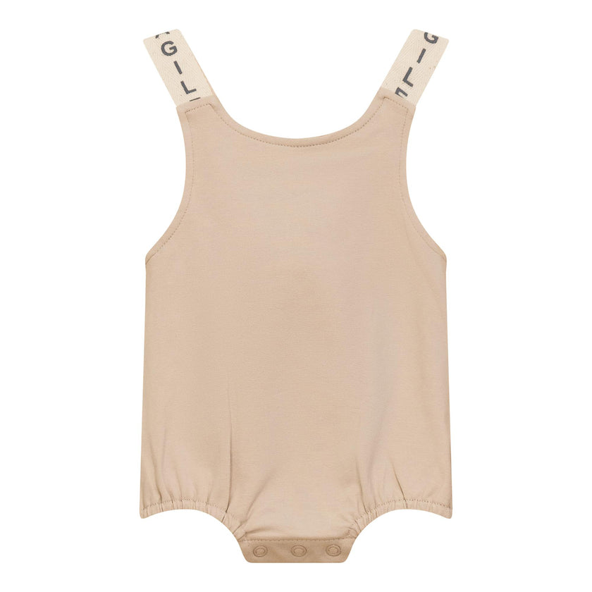 Fragile Snap Bottom Cotton Romper