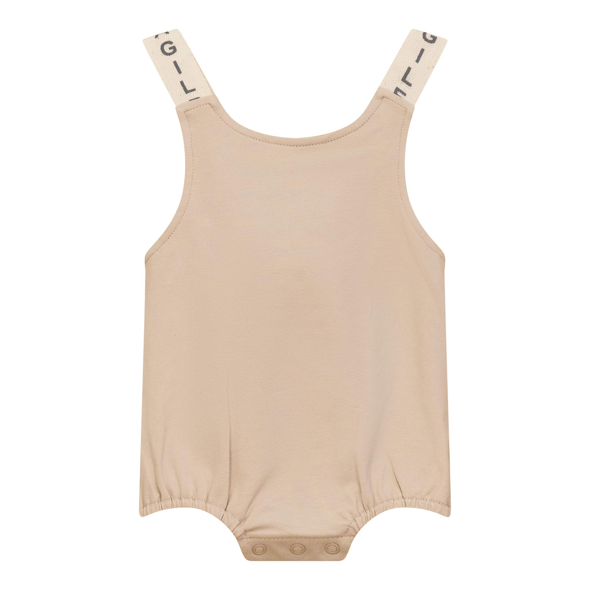 Fragile Snap Bottom Cotton Romper
