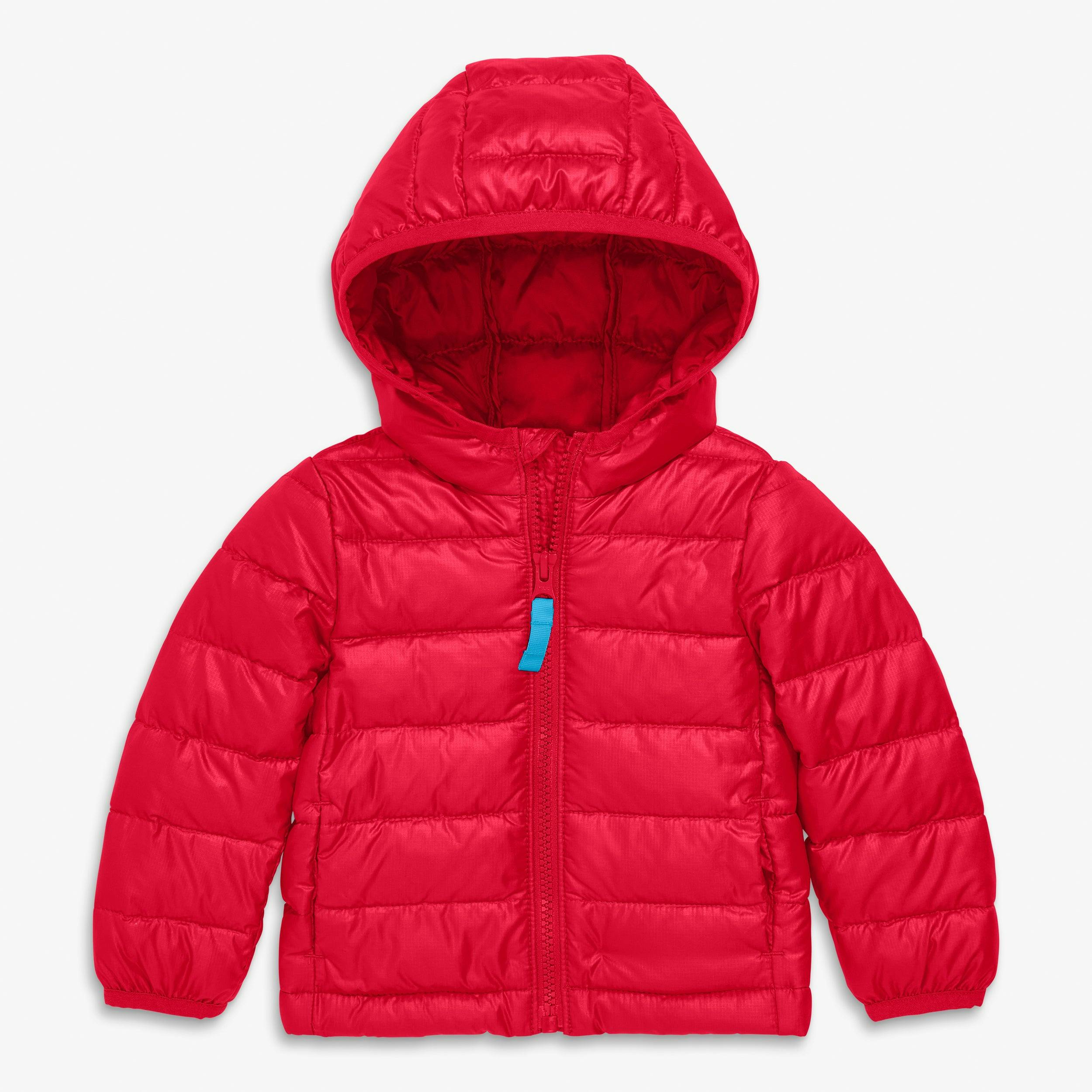 Baby lightweight puffer jacket in solids