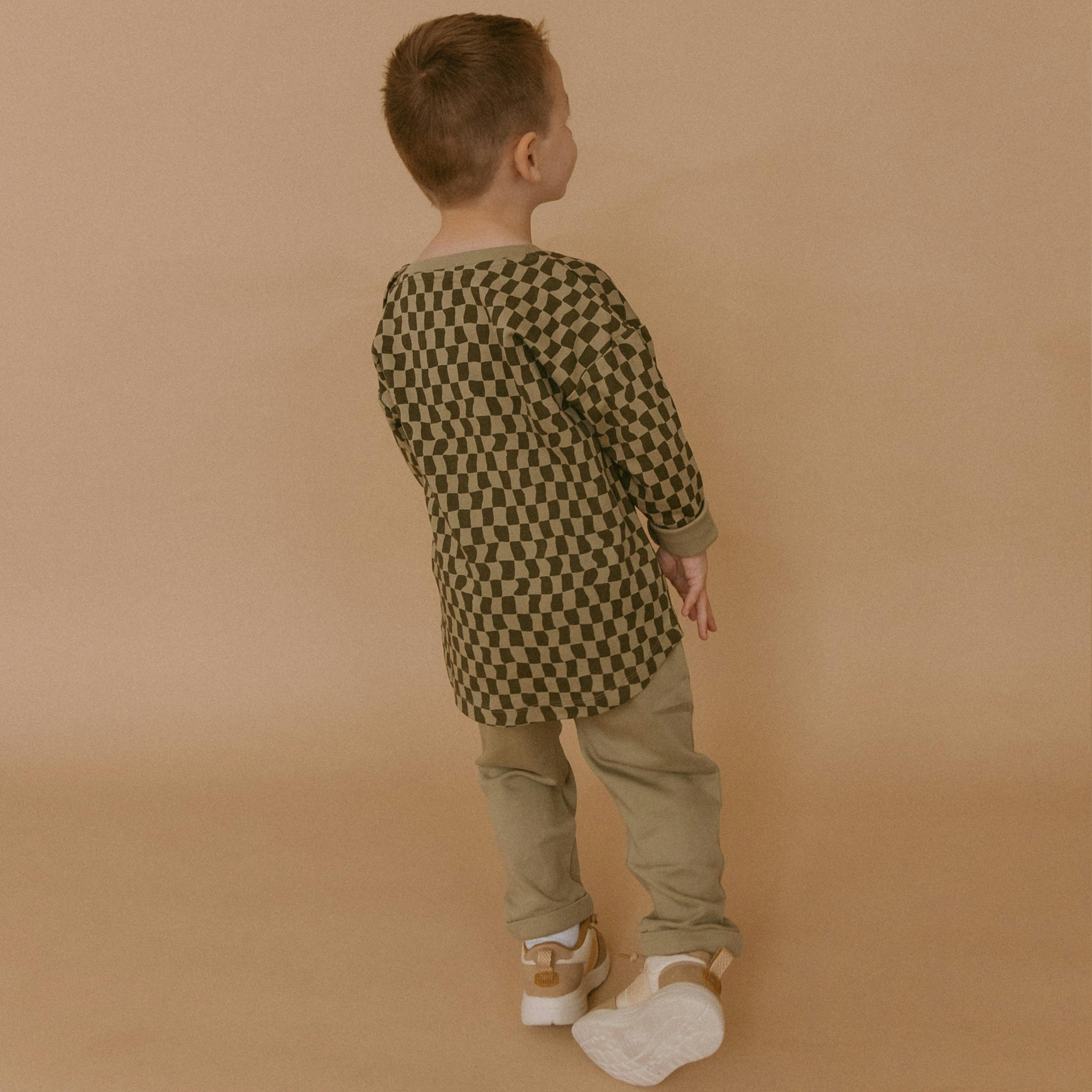 Organic Tee & Foldover Pants Set