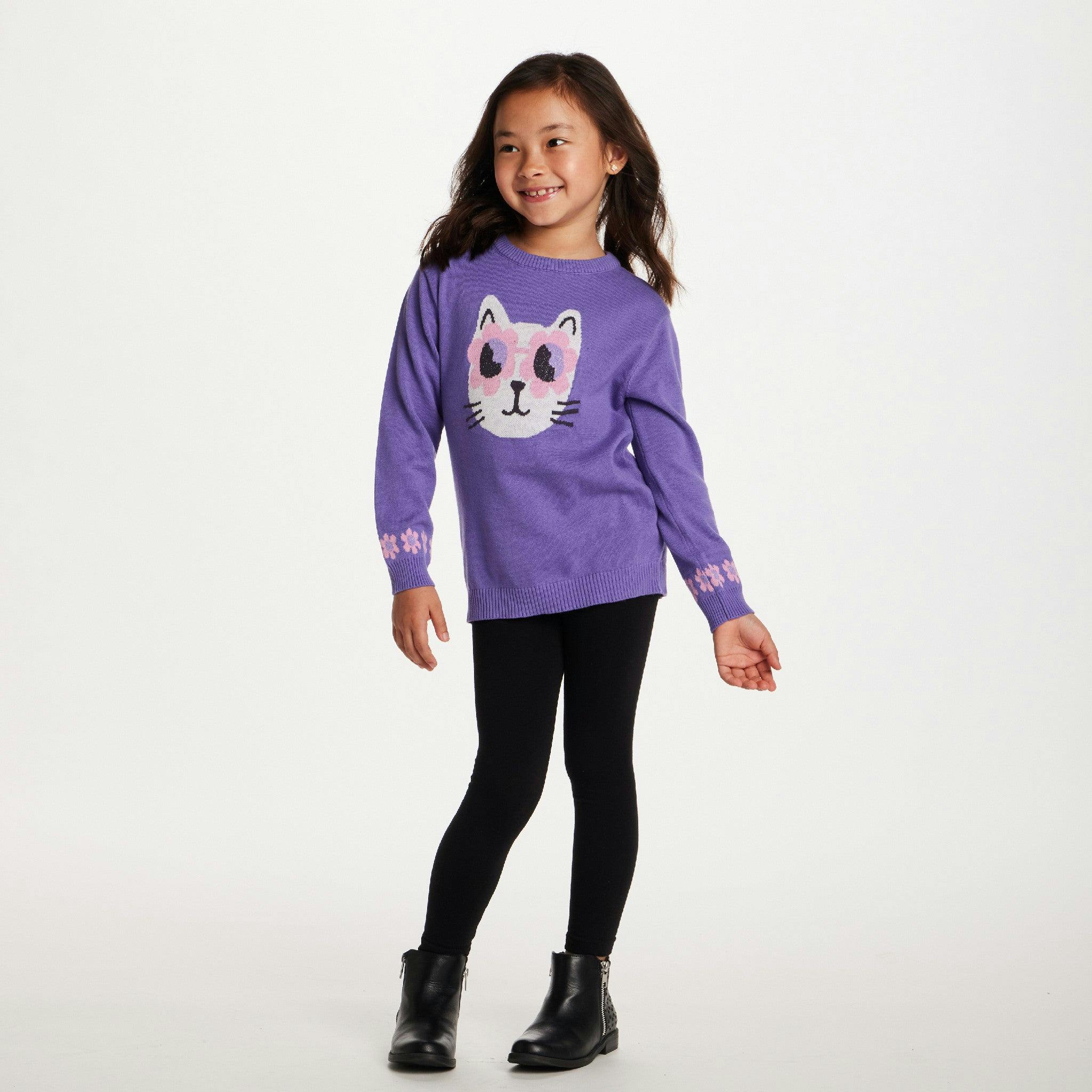 Kids Tunic Length Sweater W/Legging Set
