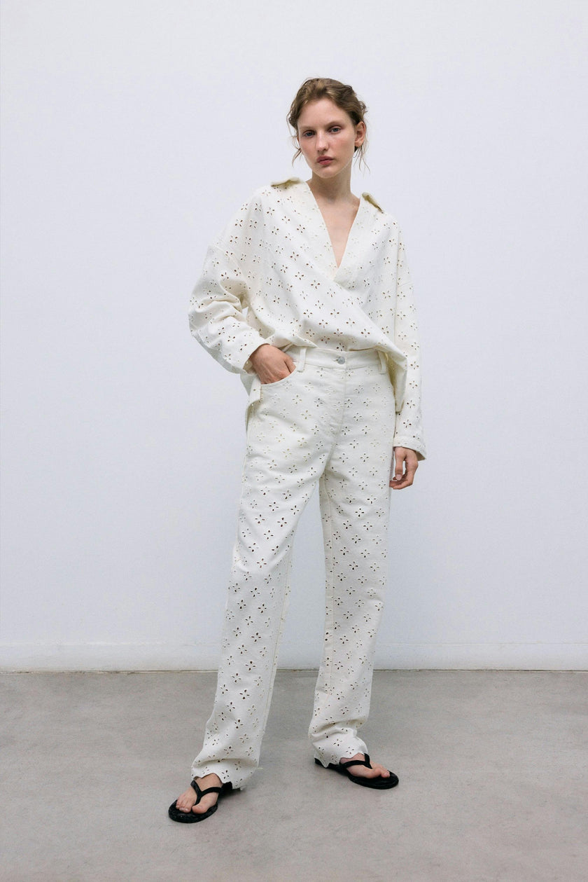 Camelia Woman Pant Pure Cloud Denim