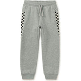 Stripe-Out Elastic Waist Drawstring Pocket Joggers, Grey