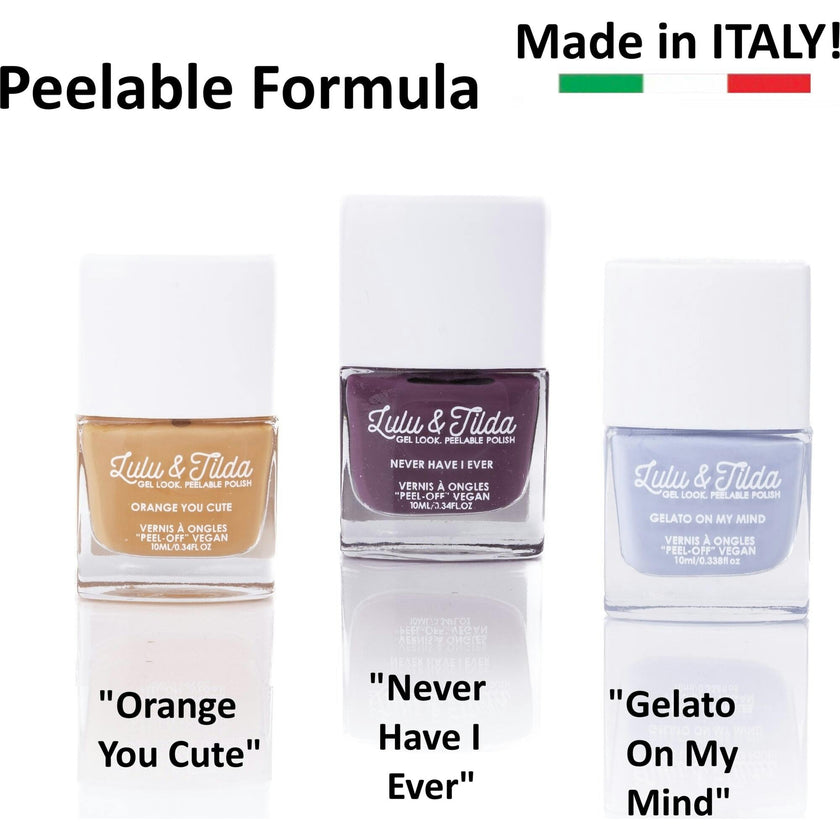 Orange You Cute Peelable Nail Polish Bundle