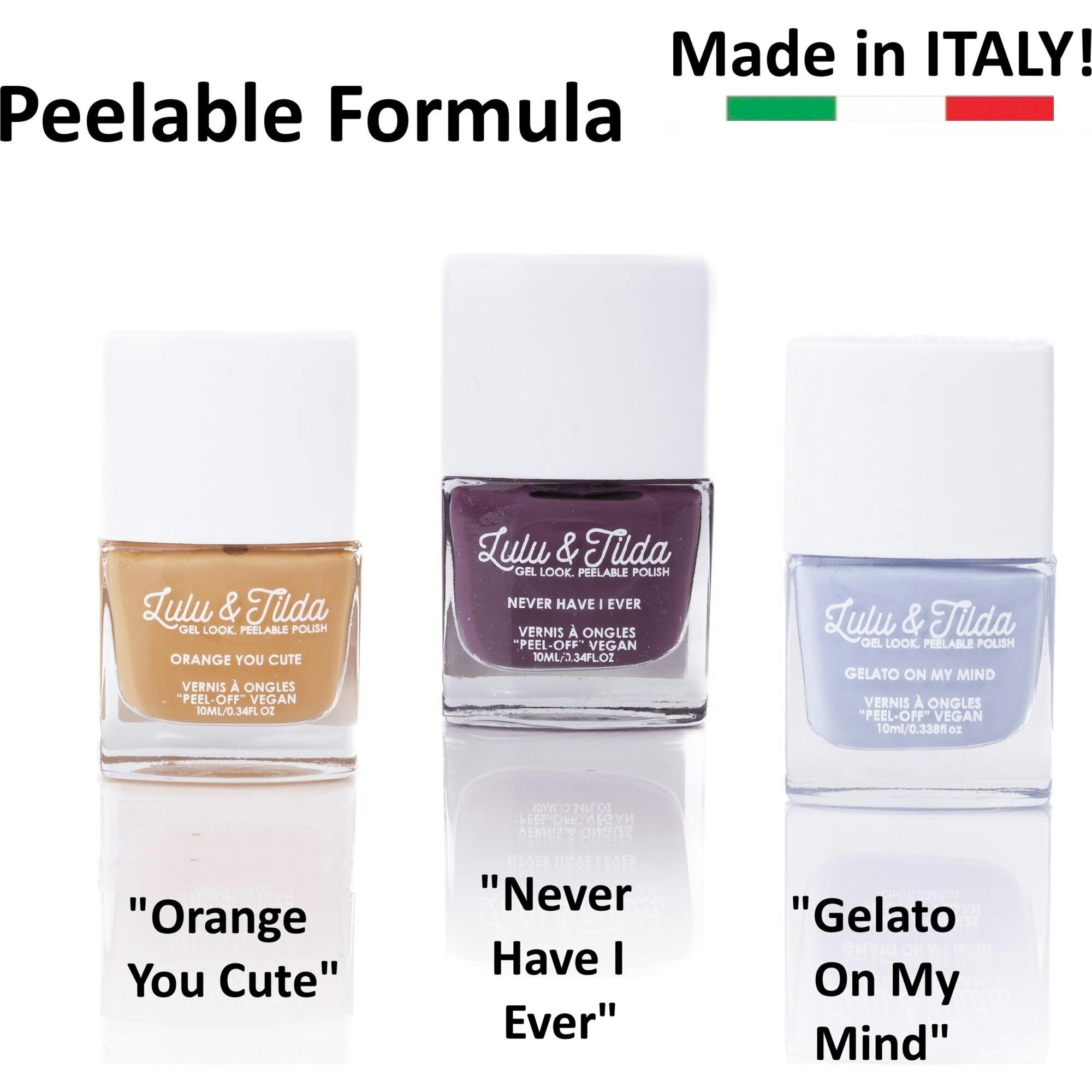 Orange You Cute Peelable Nail Polish Bundle