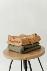 Knit Blanket in Woodland Moss