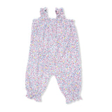 Elizabeth's Garden - Ruffly Strap Overall & Headband