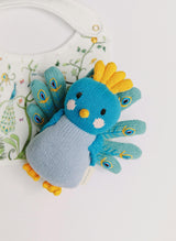 Violet the Peacock and Tropical Baby Classic Bib Set