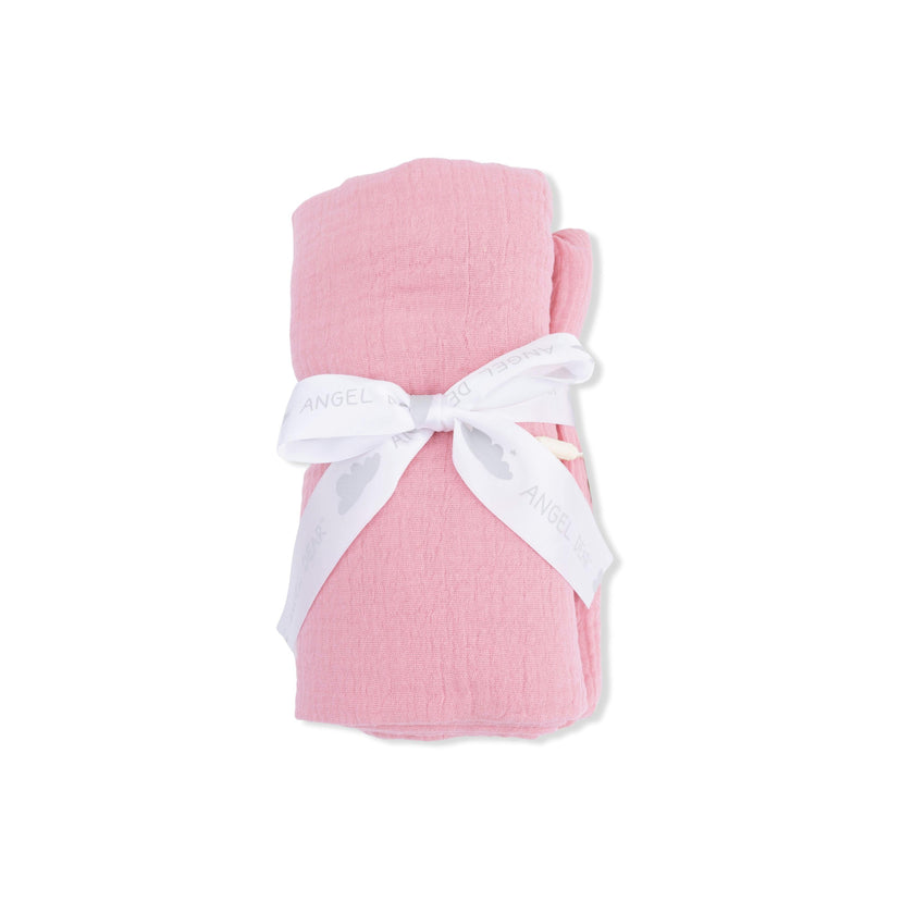 Solid Muslin Poignant Pink - Swaddle Blanket