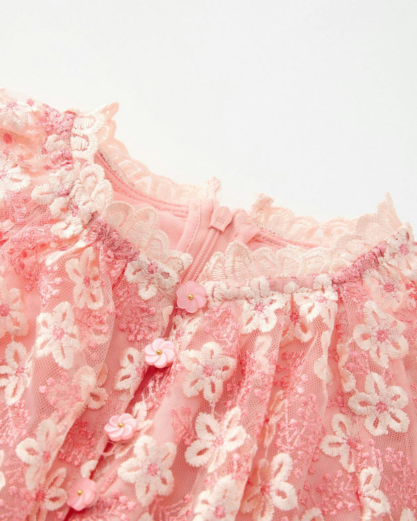 Julia Embroidered Mini Dress