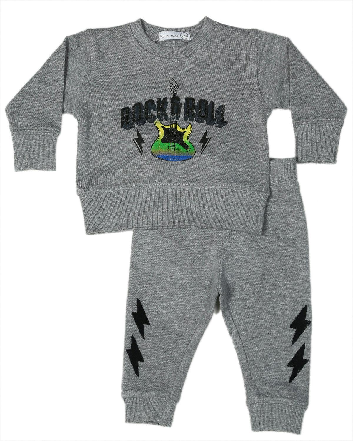 Toddler Rock Tour Set - Heather