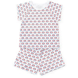 Emery Girls' Short Set - Stars, Stripes and Bows