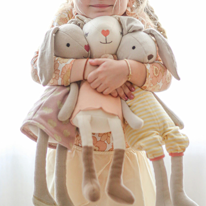 Knit Bunny Plush - Charlotte