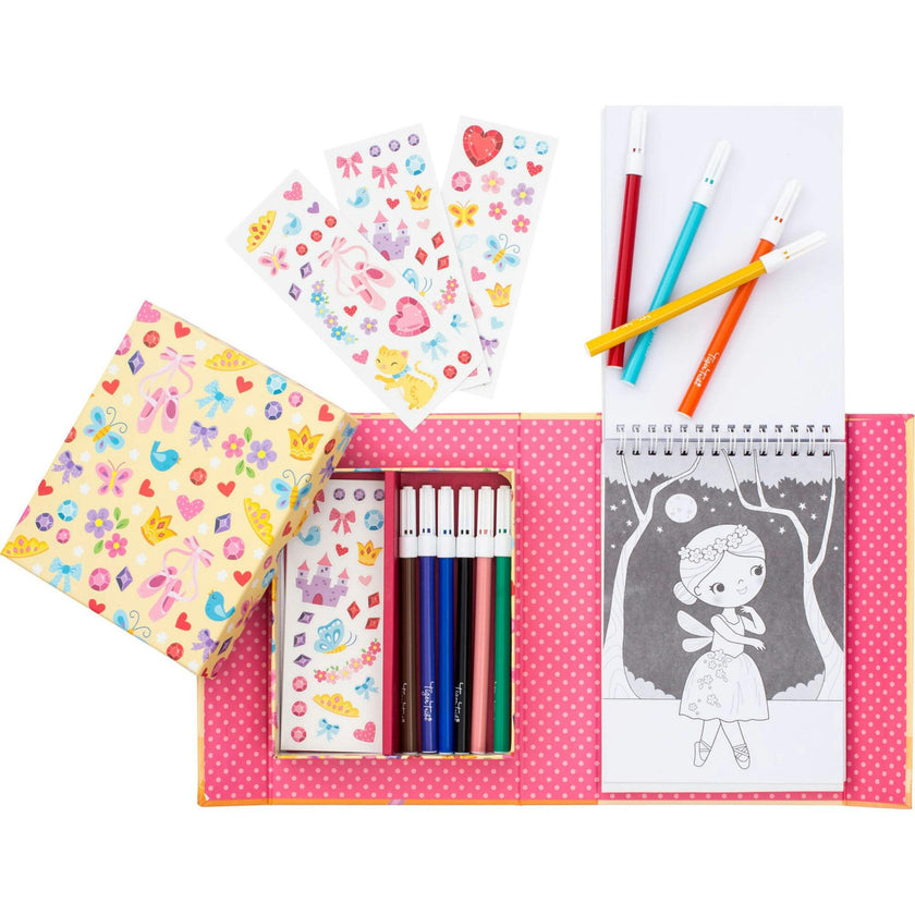 Tribe: Coloring Set - Ballet - Activity Set w/ Stickers