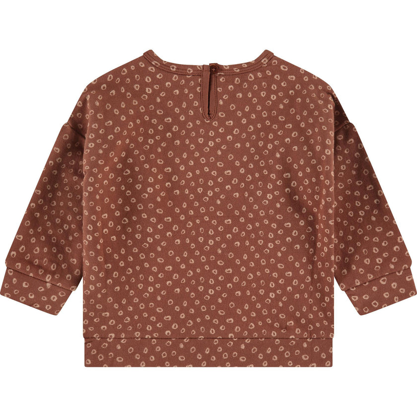 Ruffle Long Sleeve Sweatshirt