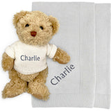 Personalized Bertie with Blanket