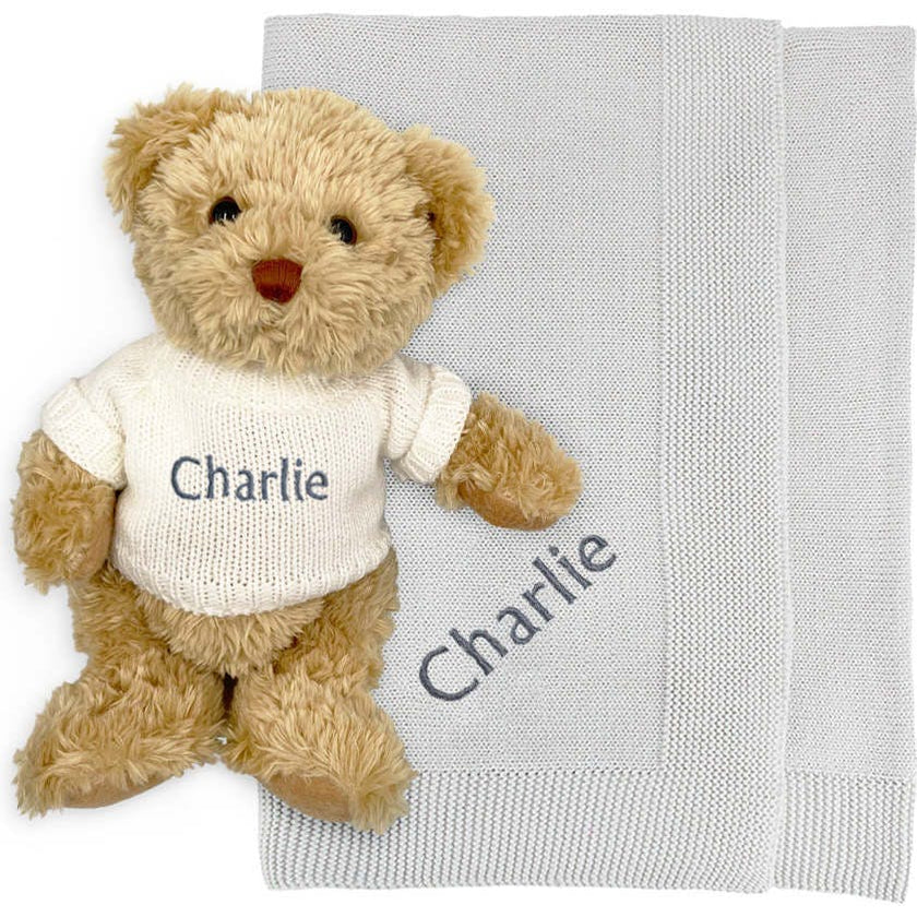 Personalized Bertie with Blanket