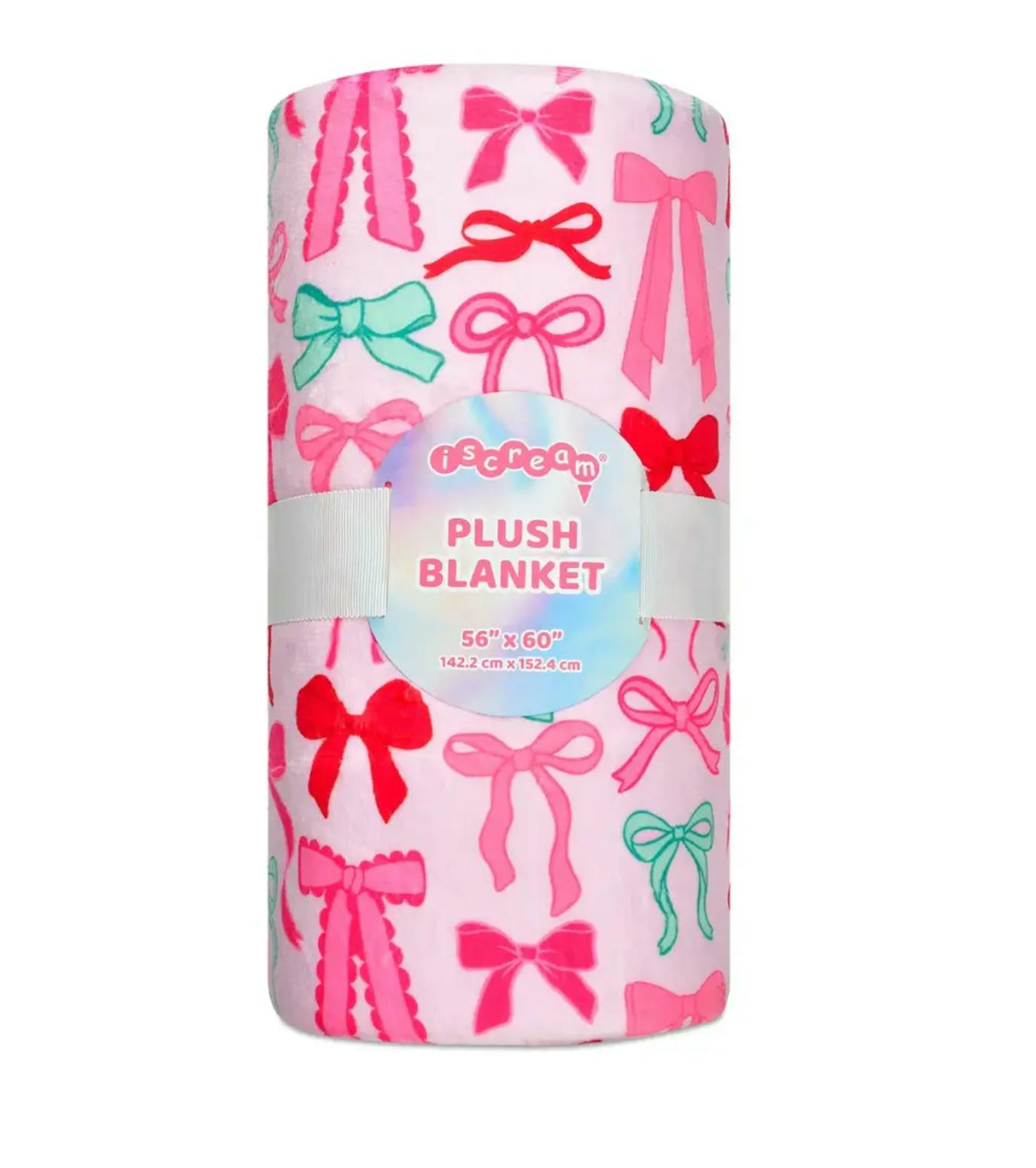 Merry Bows Plush Blanket