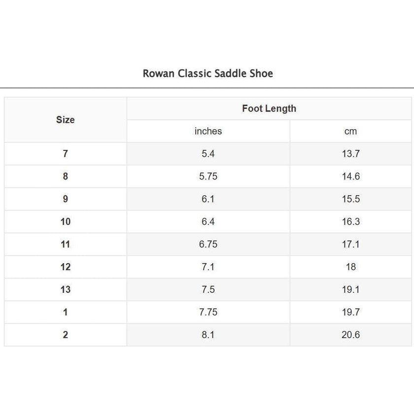 Rowan Classic Saddle Shoe
