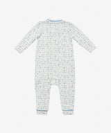 Ziggy Zip Romper, Blue ABC's