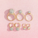 Revel Mini Bobble Huggie - Diamond