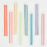 Mixed Striped Candles