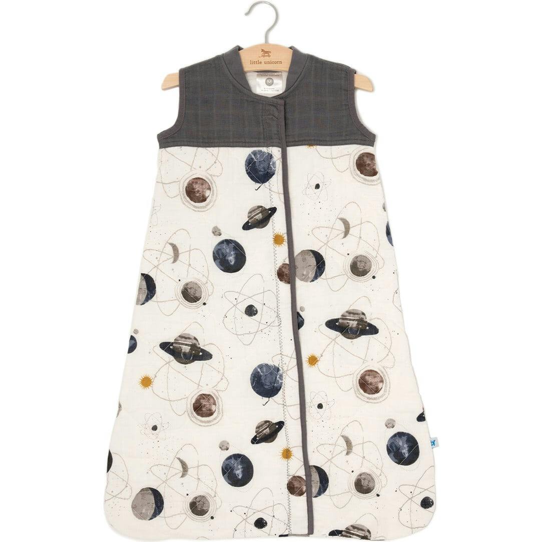 Cotton Muslin Quilted Sleep Bag - Planetary