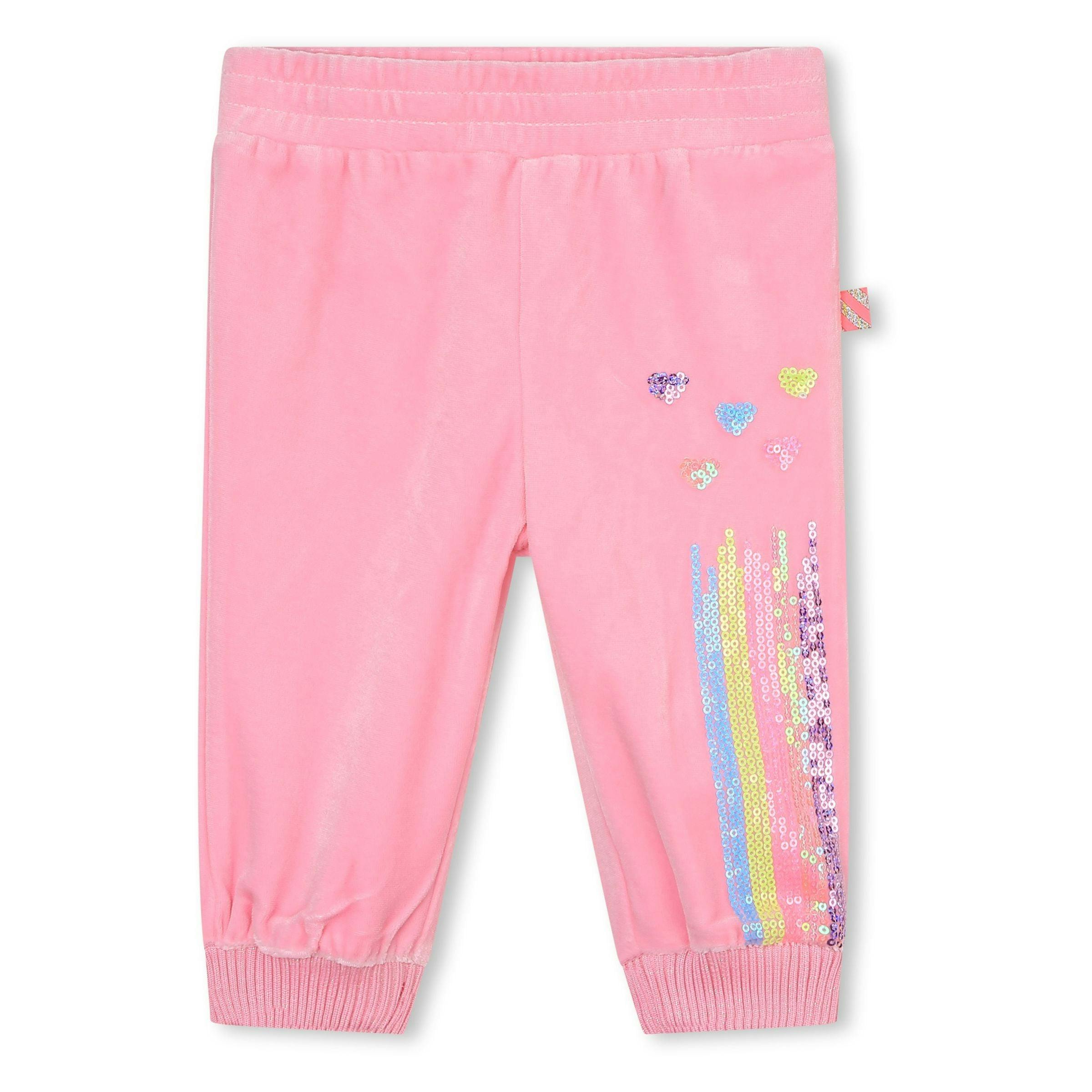 Pink Rainbow Side Stripe Sweatpants