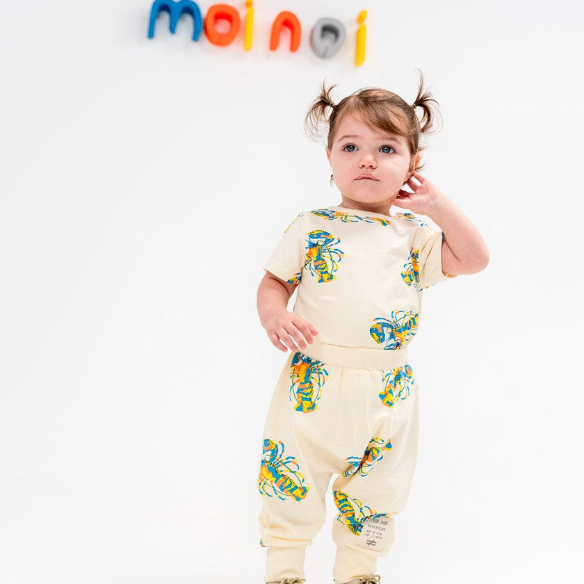 Yellow Sand Castle Graphic Babysuit Outfit