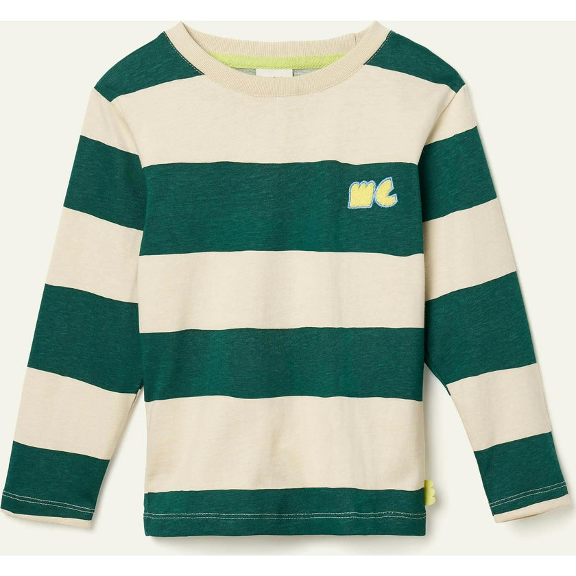 Recycled Cotton Rugby Stripe T-Shirt