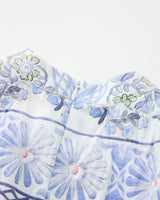 Yoselin Embroidered Mini Dress
