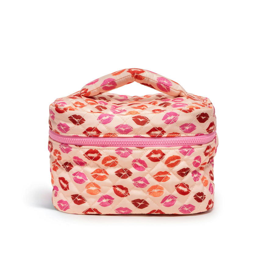 Lips Cosmetic Travel Case
