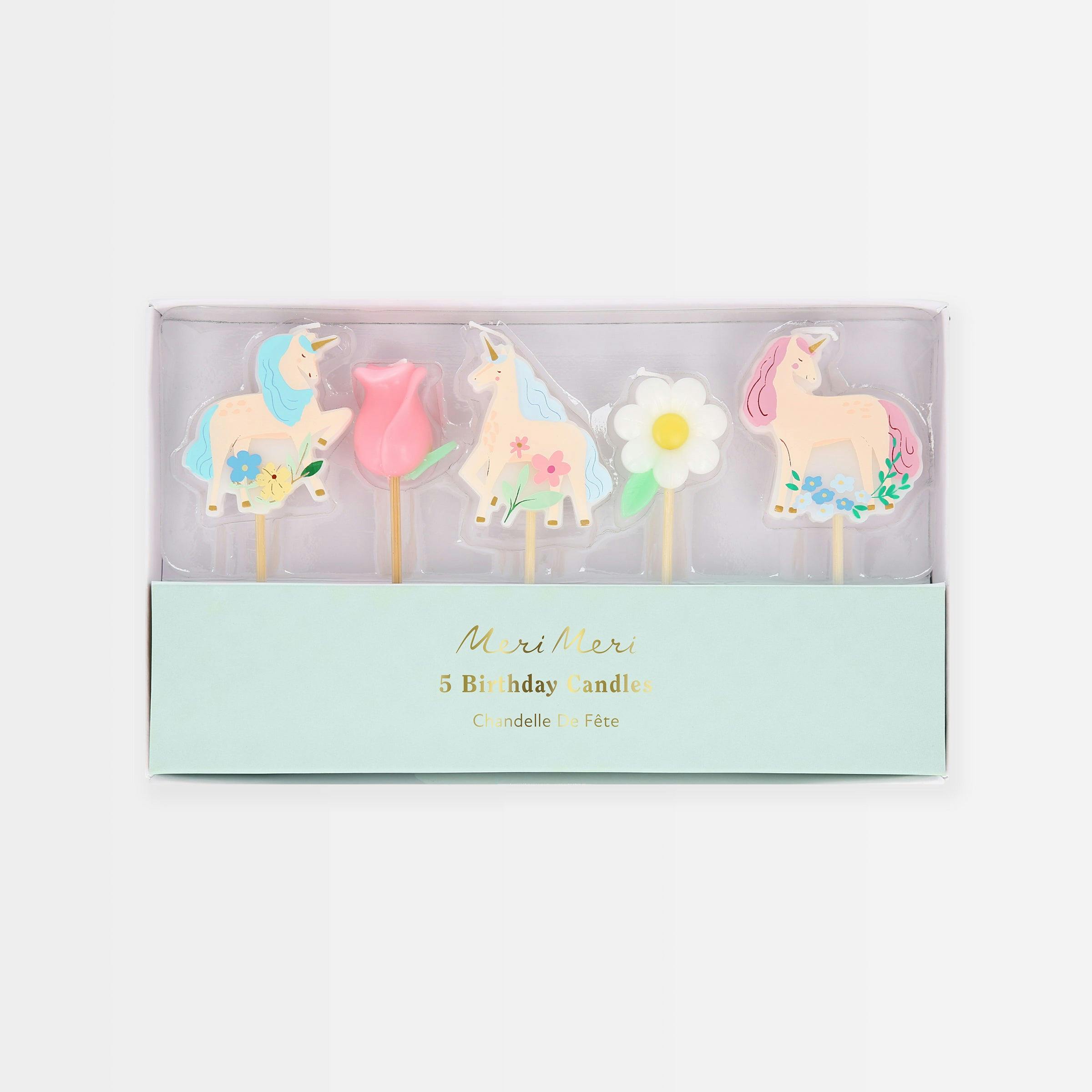 Meadow Unicorns Candles