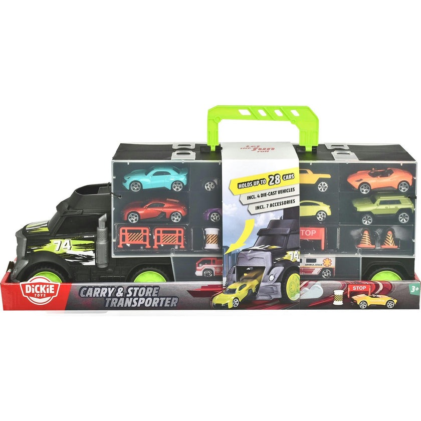 Truck Carry Case With 4 Die-Cast Vehicles
