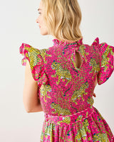 Bagheera - Let's Ruffle Dress - Hot Pink