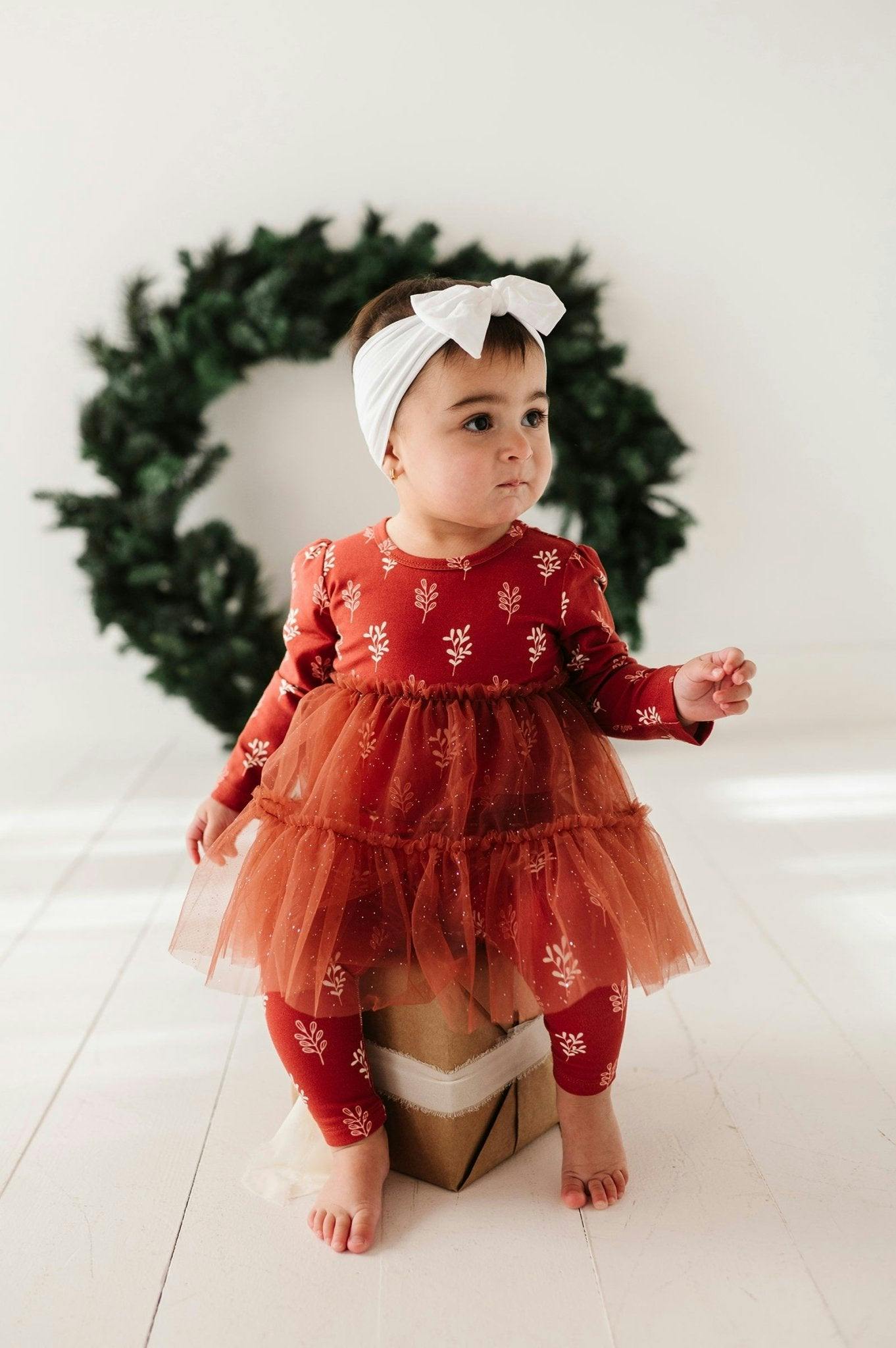 Baby Girl Tulle Bodysuit Dress