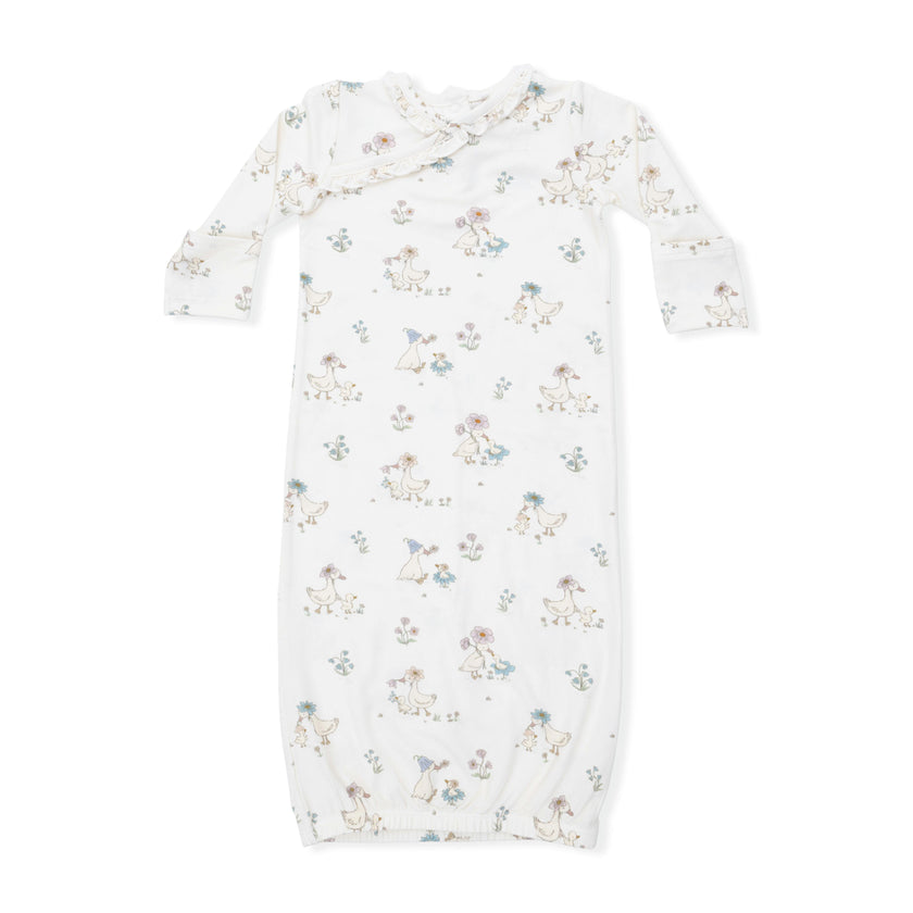 Flower Ducklings - Kimono Gown & Knot Headband