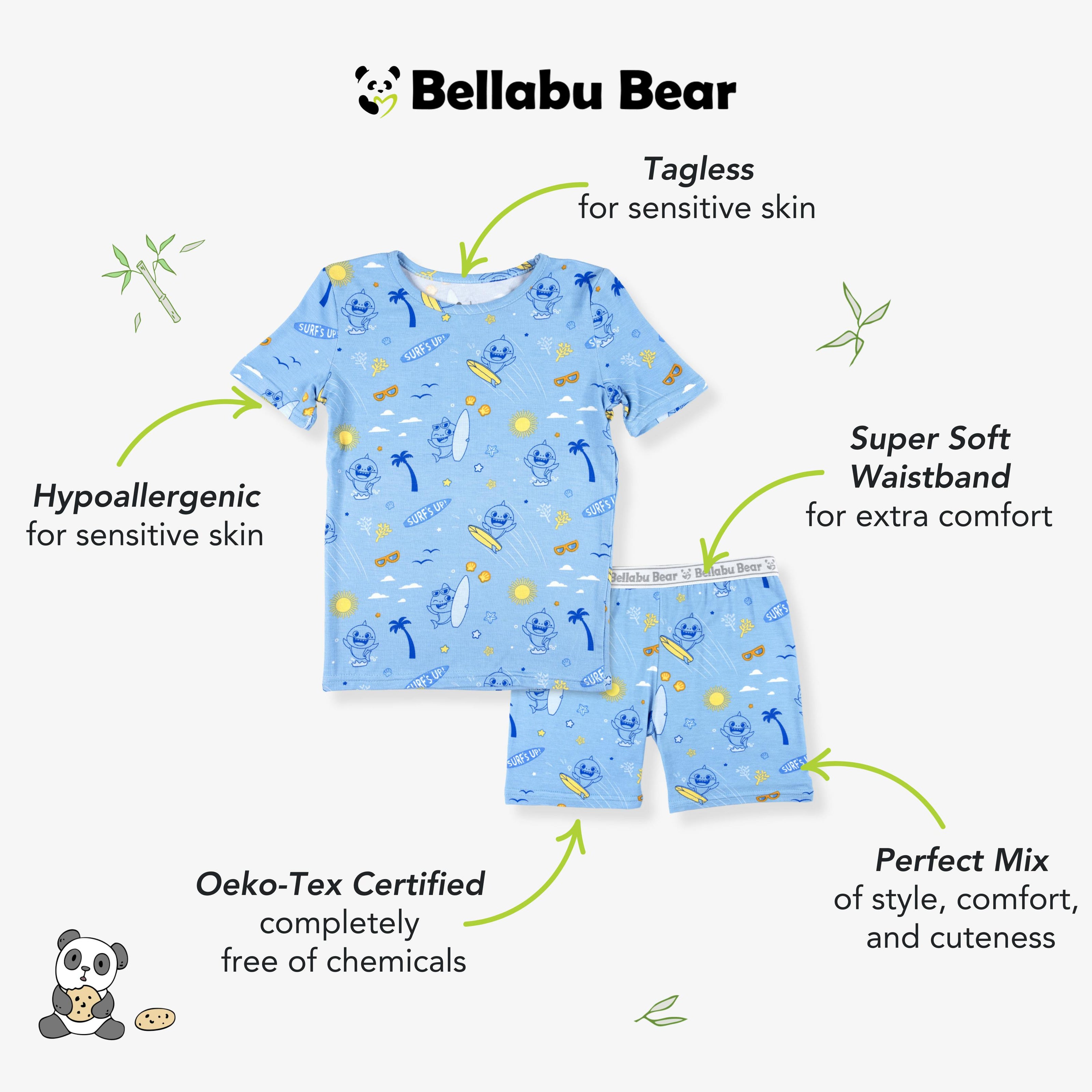 Baby Surf Kids Pajama Short Set