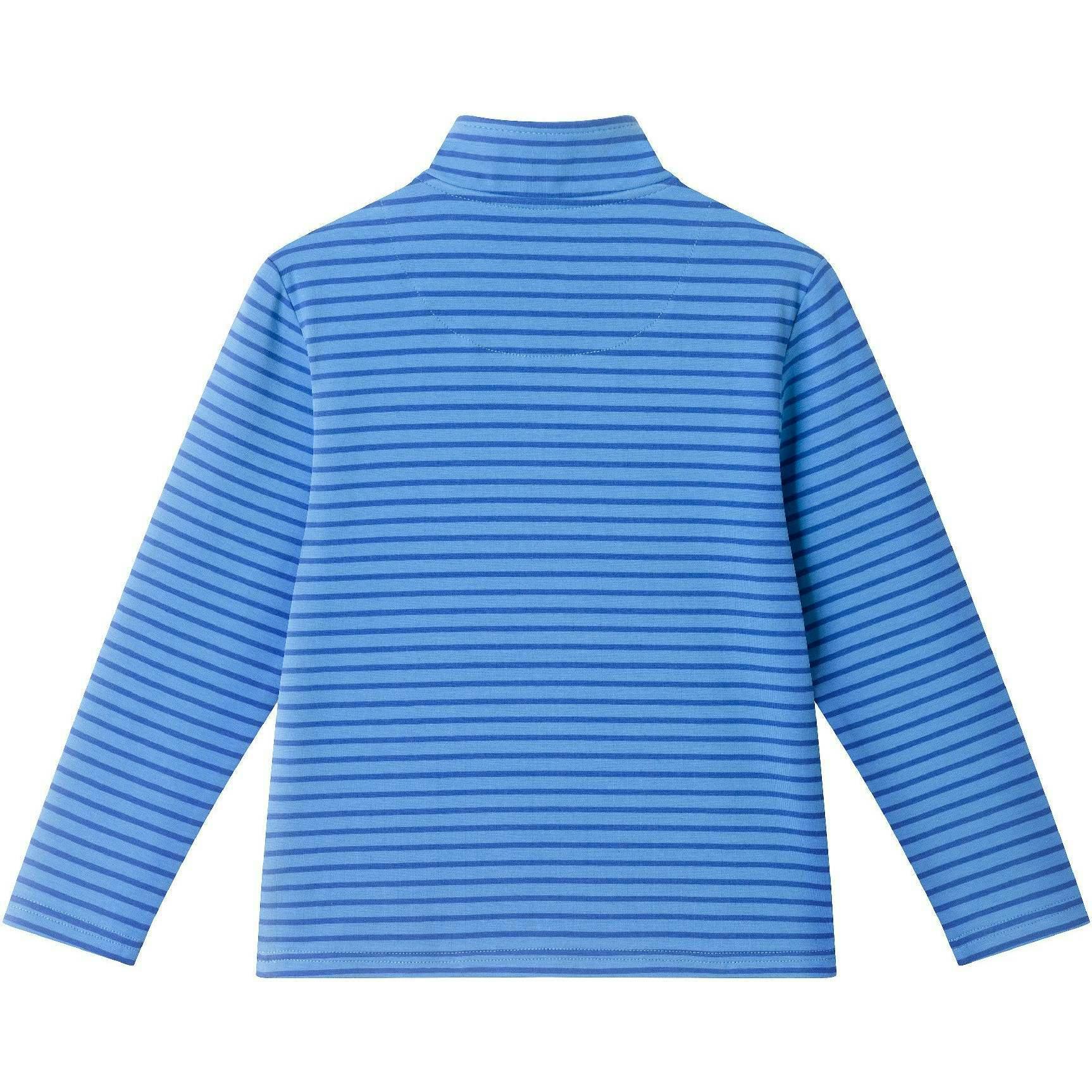Kids Quarter Zip Stripe Pullover