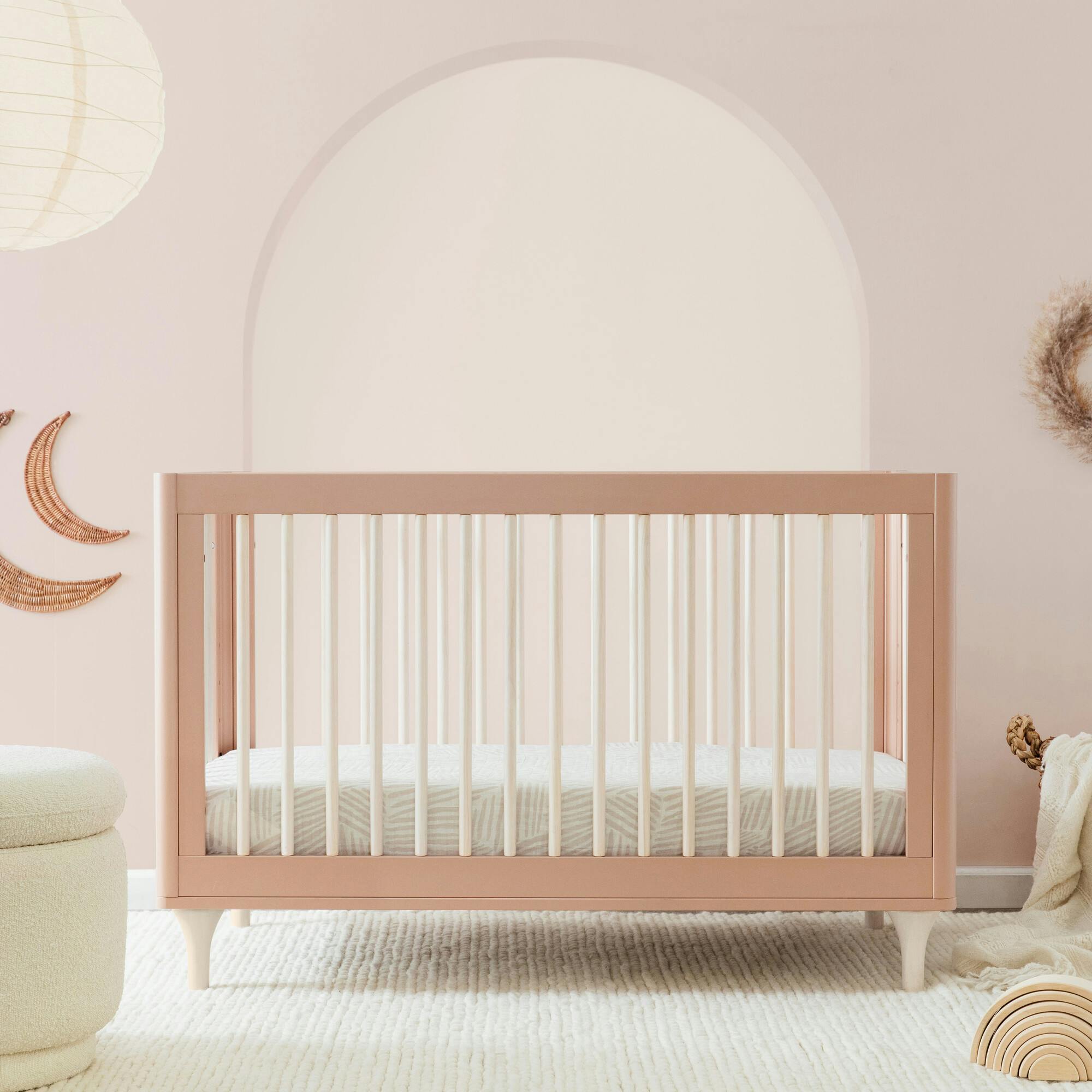 Lolly 3-in-1 Convertible Crib w/ Toddler Bed Conversion