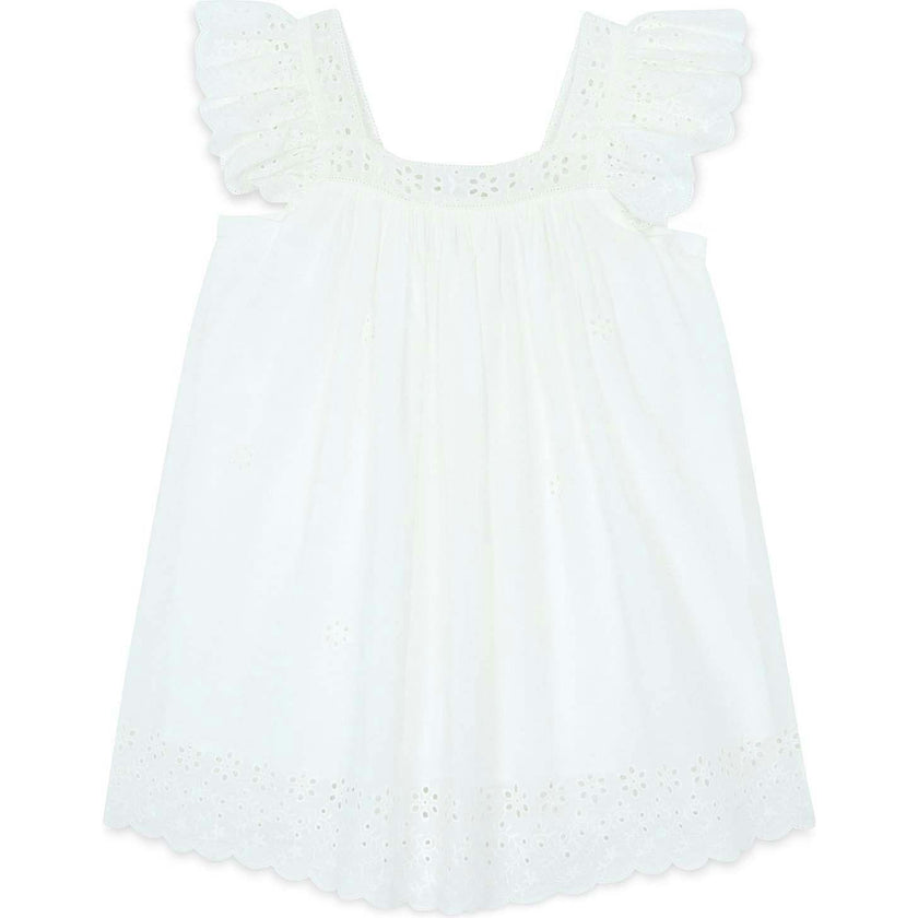 BONTON Embroidered Voile Laura Dress