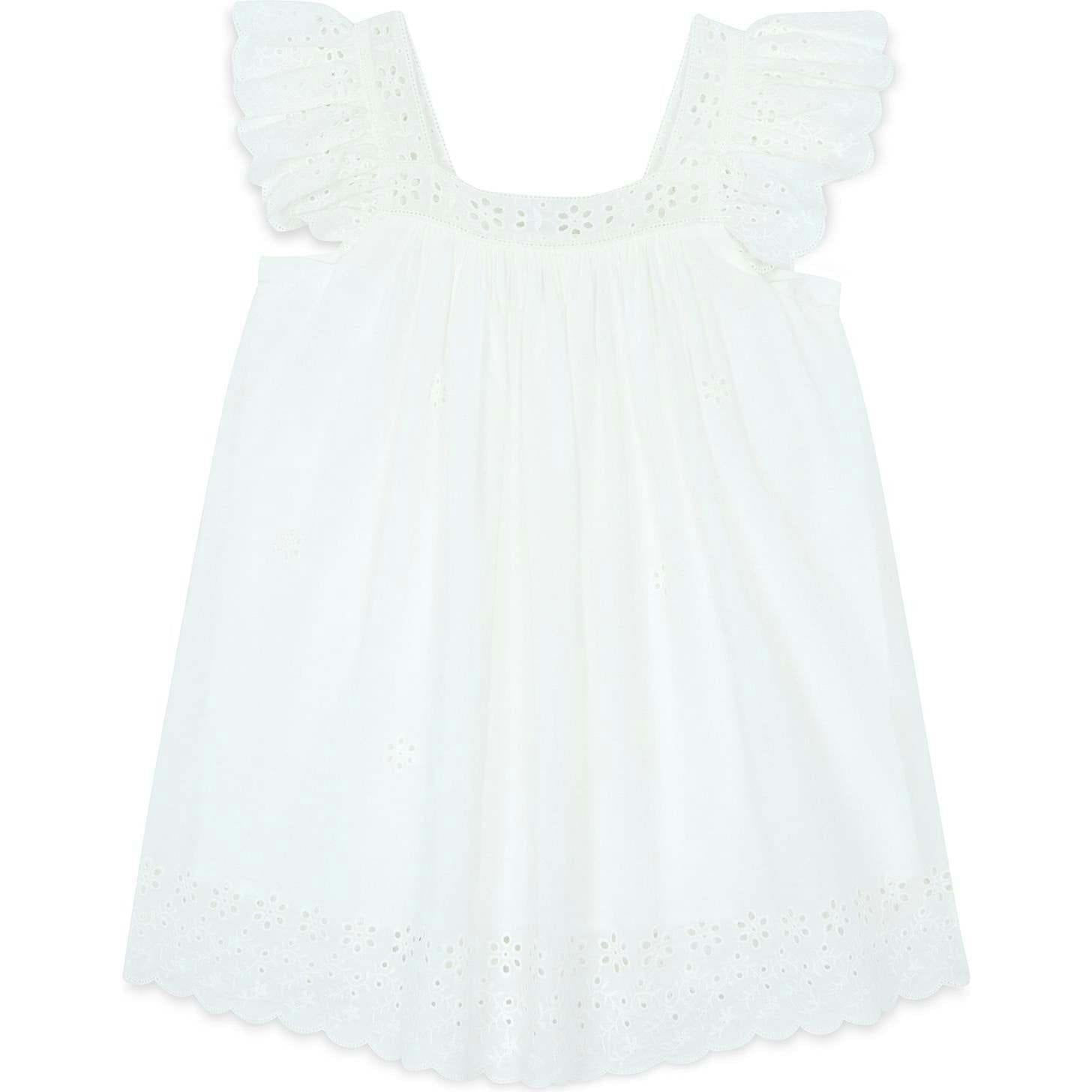 BONTON Embroidered Voile Laura Dress