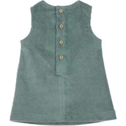 Corduroy Pocket Shift Dress, Blue