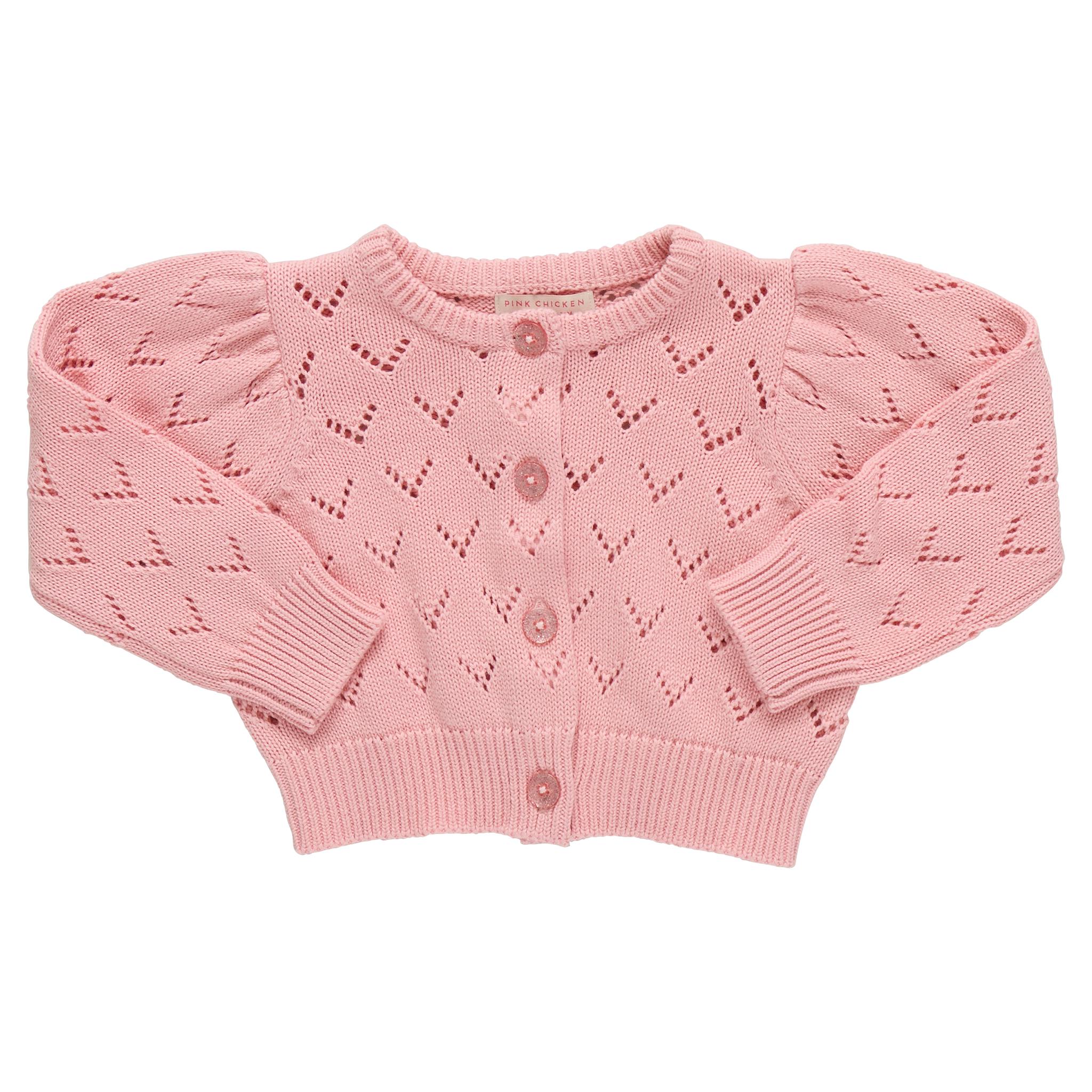 Girls Sadie Sweater - Pink