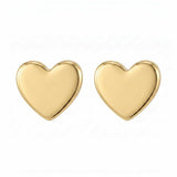 Tiny Heart Stud Earrings
