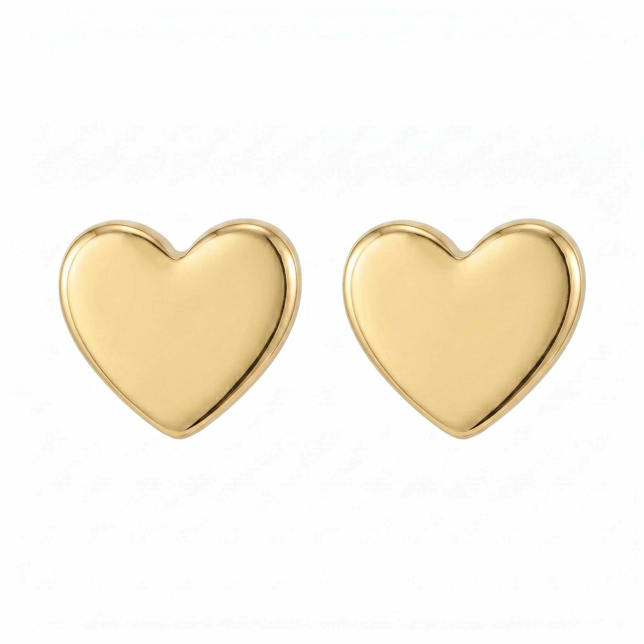 Tiny Heart Stud Earrings