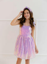 Lavender Sequin Tank Dress