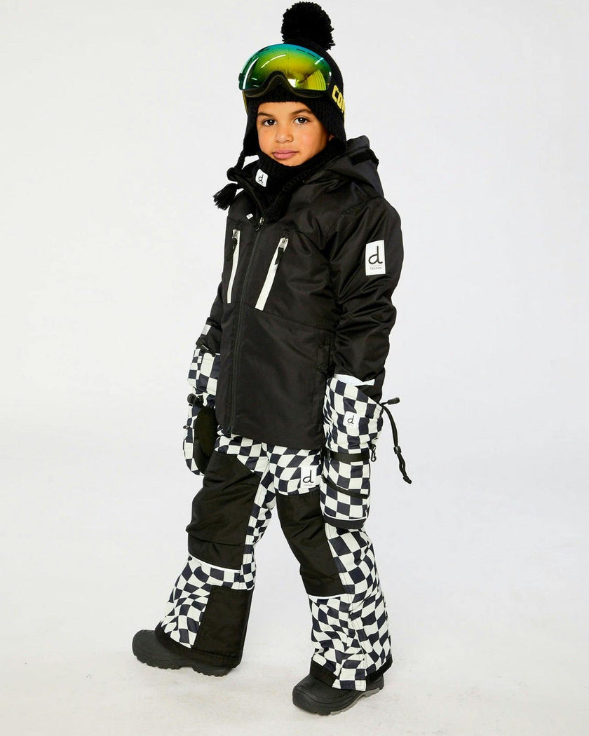 Two Piece Teknik Snowsuit Black And White